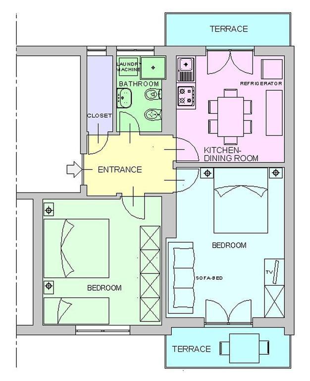 Faber Apartments Novigrad Istria 客房 照片